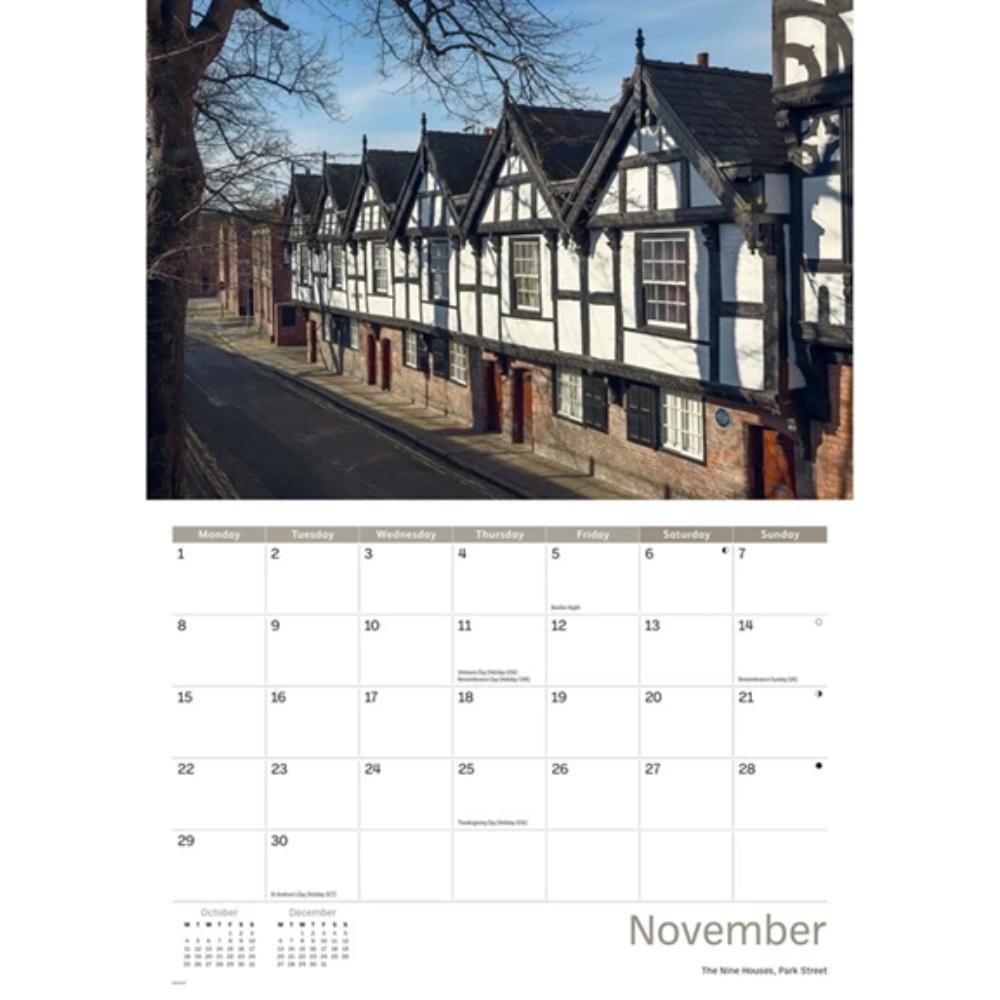 Chester 2027 A4 Month to View Wall Calendar - Image 5