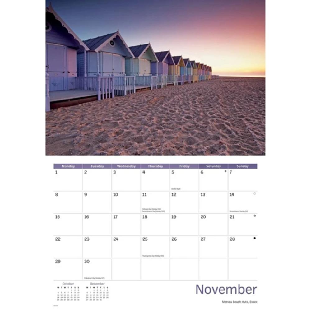 East Anglia 2027 A4 Month to View Wall Calendar - Image 5