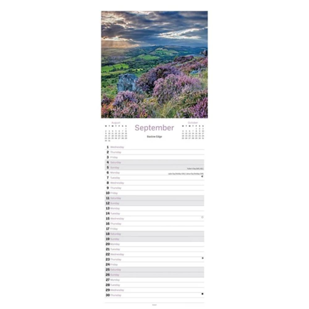 Peak District 2027 Slim Month To View Wall Calendar - Image 5
