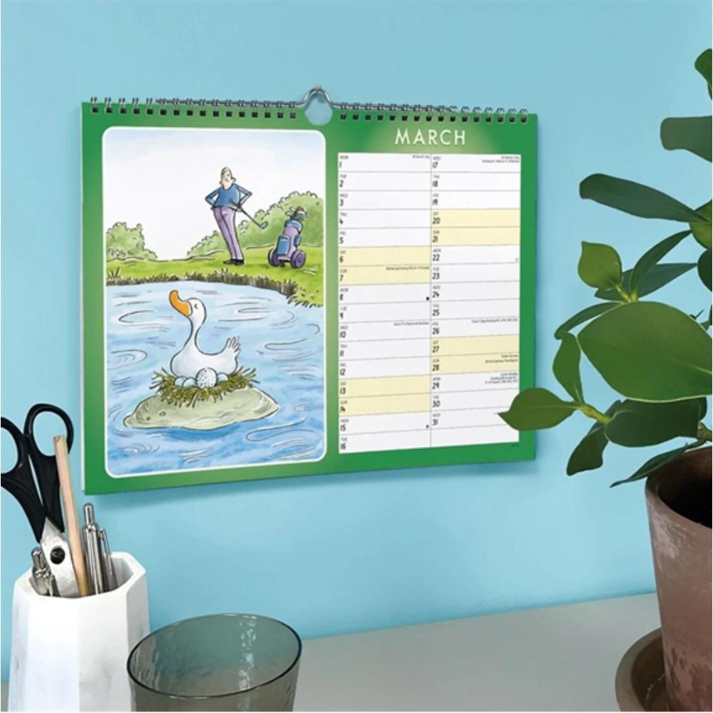 Young At Heart, Golf A4 Calendar 2027