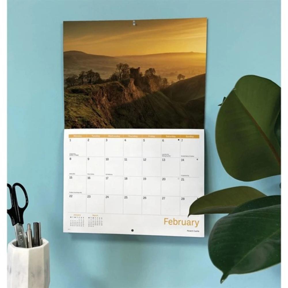 Derbyshire 2027 A4 Month to View Wall Calendar - Image 6