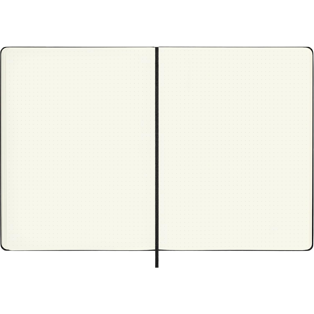 Moleskine Classic Dotted Notebook Hardcover Extra Large Black-dotted