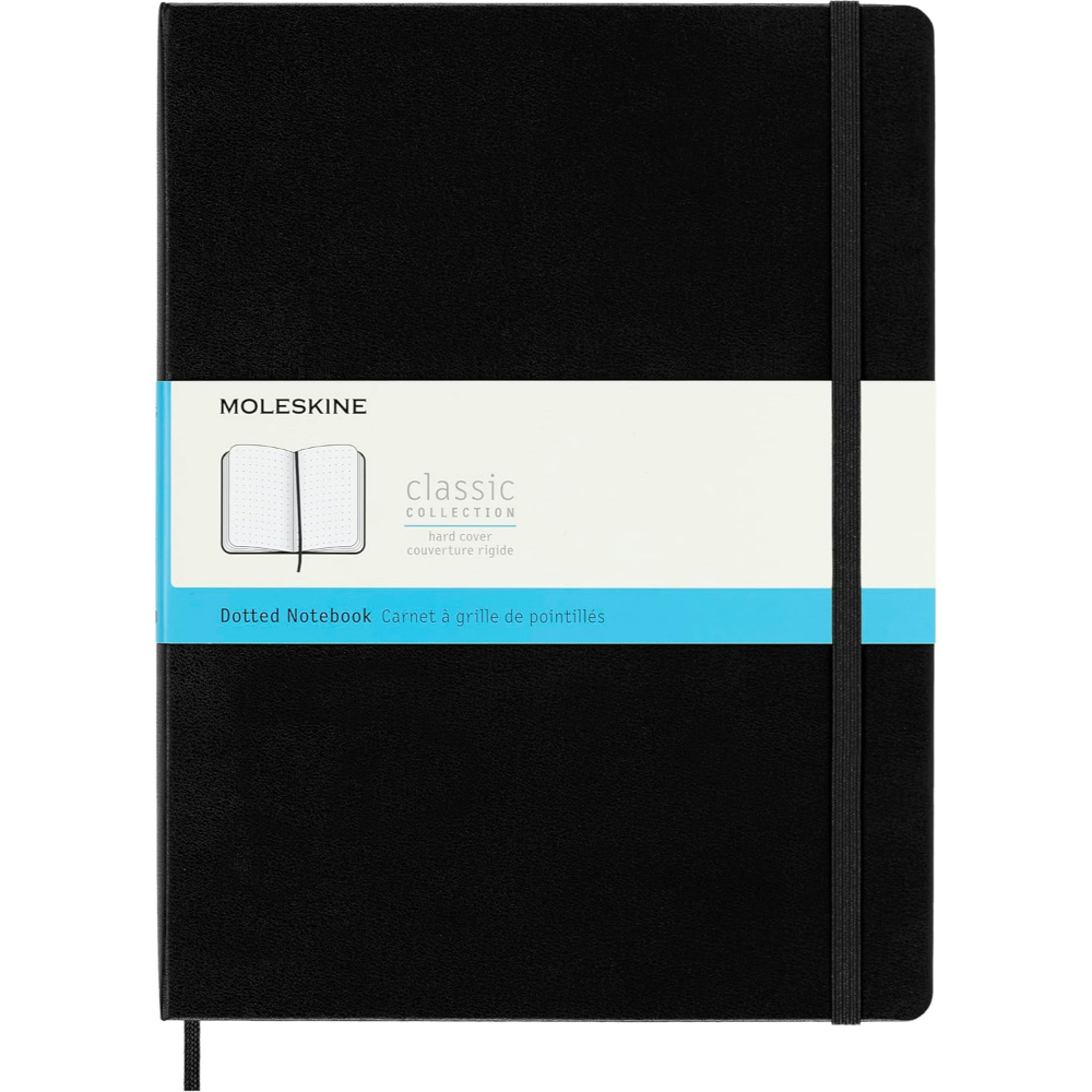 Moleskine Classic Dotted Notebook Hardcover Extra Large Black