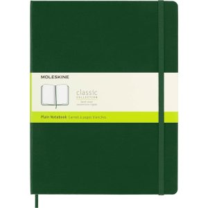 Moleskine Classic Plain Notebook Hardcover Extra Large Myrtle Green