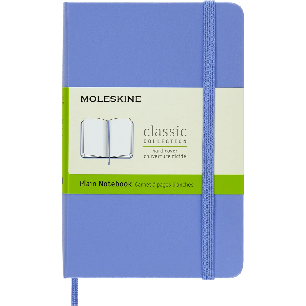Moleskine Classic Ruled Notebook Hardcover Pocket Hydrangea Blue