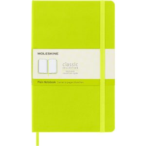 Moleskine Classic Ruled Notebook Hardcover Large Lemon Green