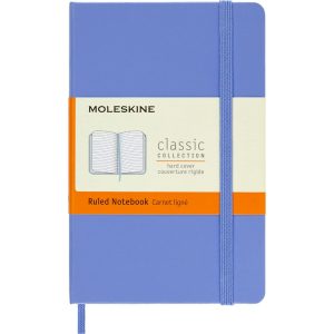 Moleskine Classic Plain Notebook Hardcover Pocket Hydrangea Blue