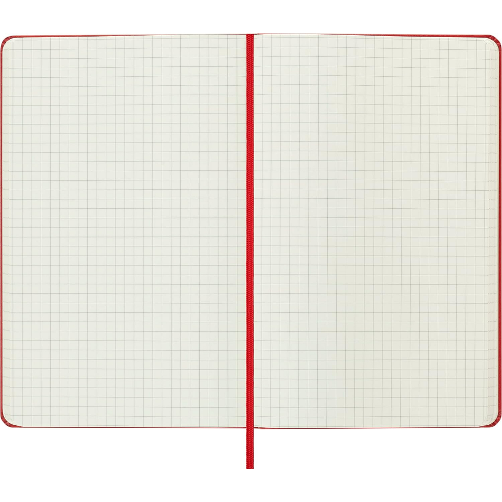 Moleskine Classic Squared Notebook Hardcover Large Scarlet Red-squared