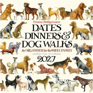Emma Bridgewater, Dates Dinners & Dog Walks Family Organiser 2027