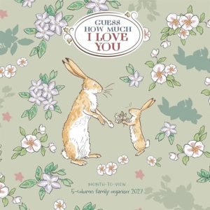 Guess How Much I Love You 2027 Family Organiser Large Month To View Wall Calendar