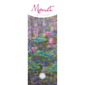 Monet 2027 Slim Month To View Wall Calendar