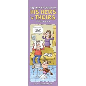 Wacky World Of His, Hers 'N' Theirs Slim Family Planner 2027