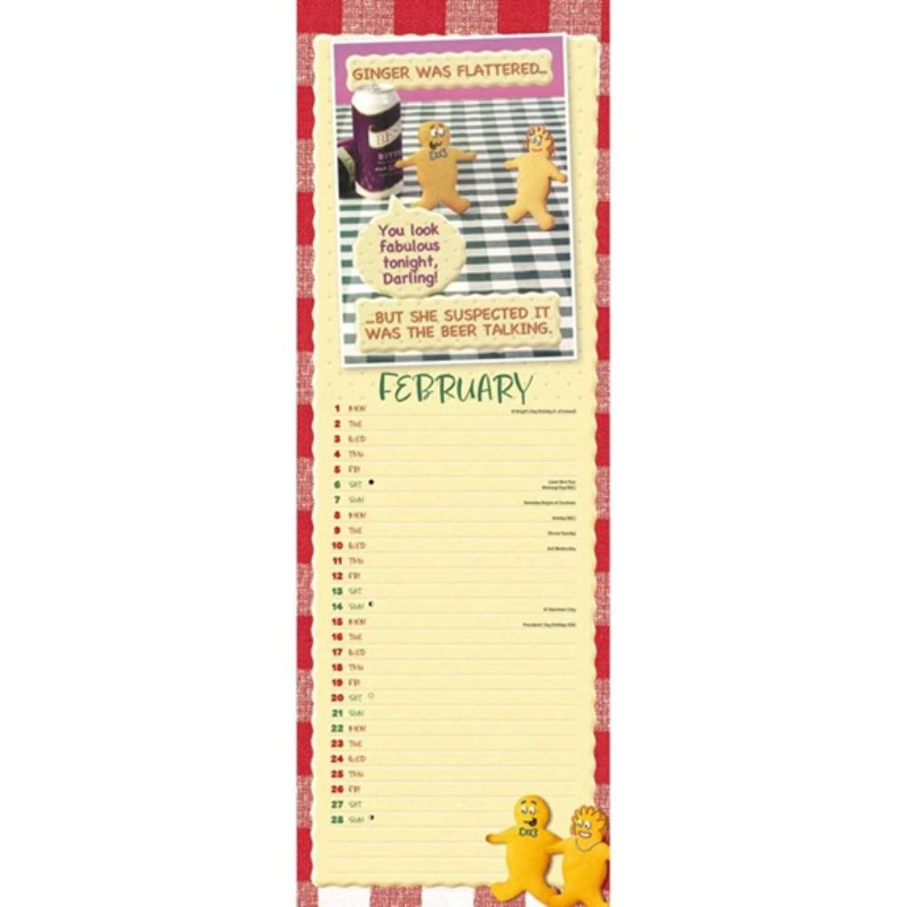 Fred & Ginger 2027 Slim Month To View Wall Calendar - Image 3
