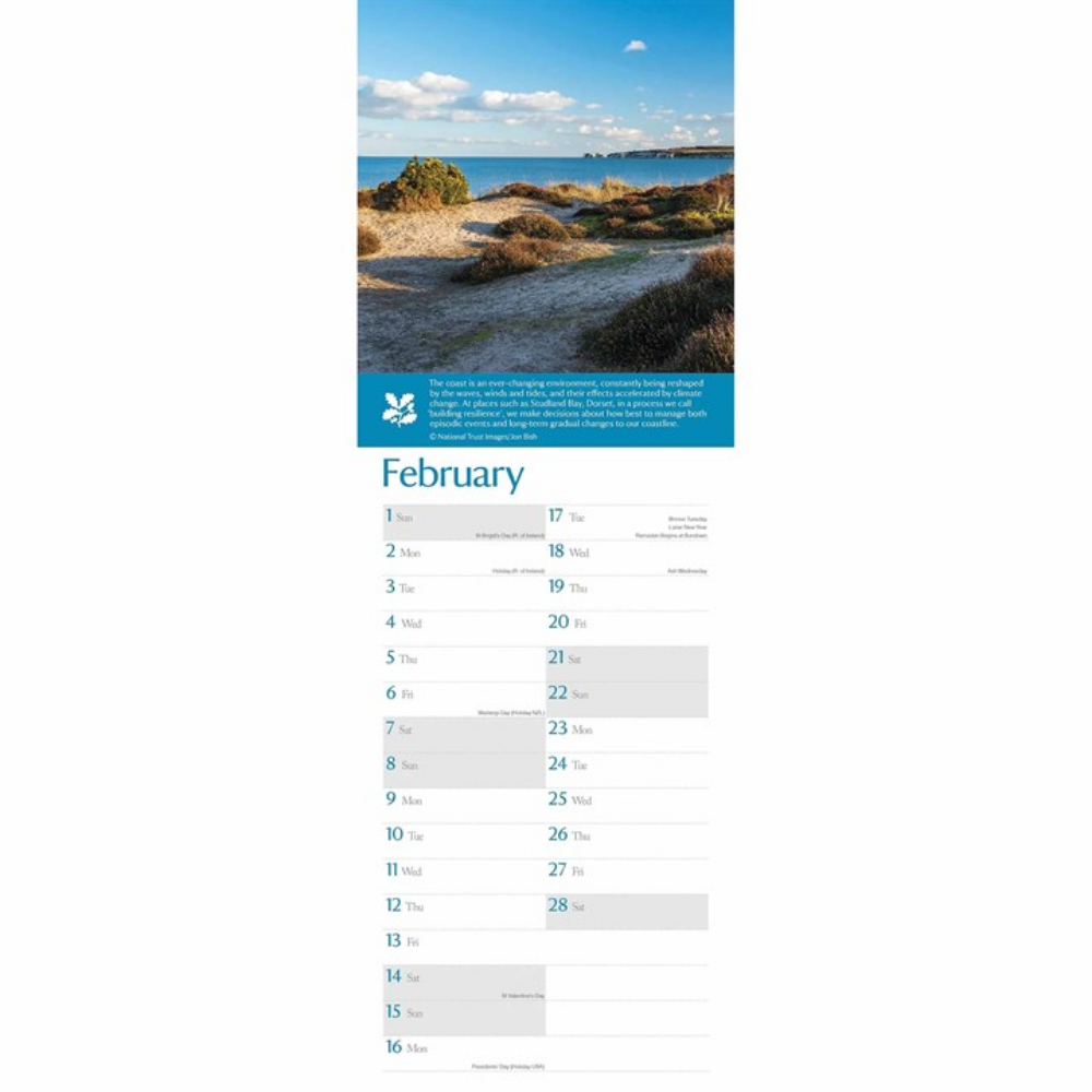 Otter House 2026 Coast & Countryside Slim Month to View Calendar - Image 3