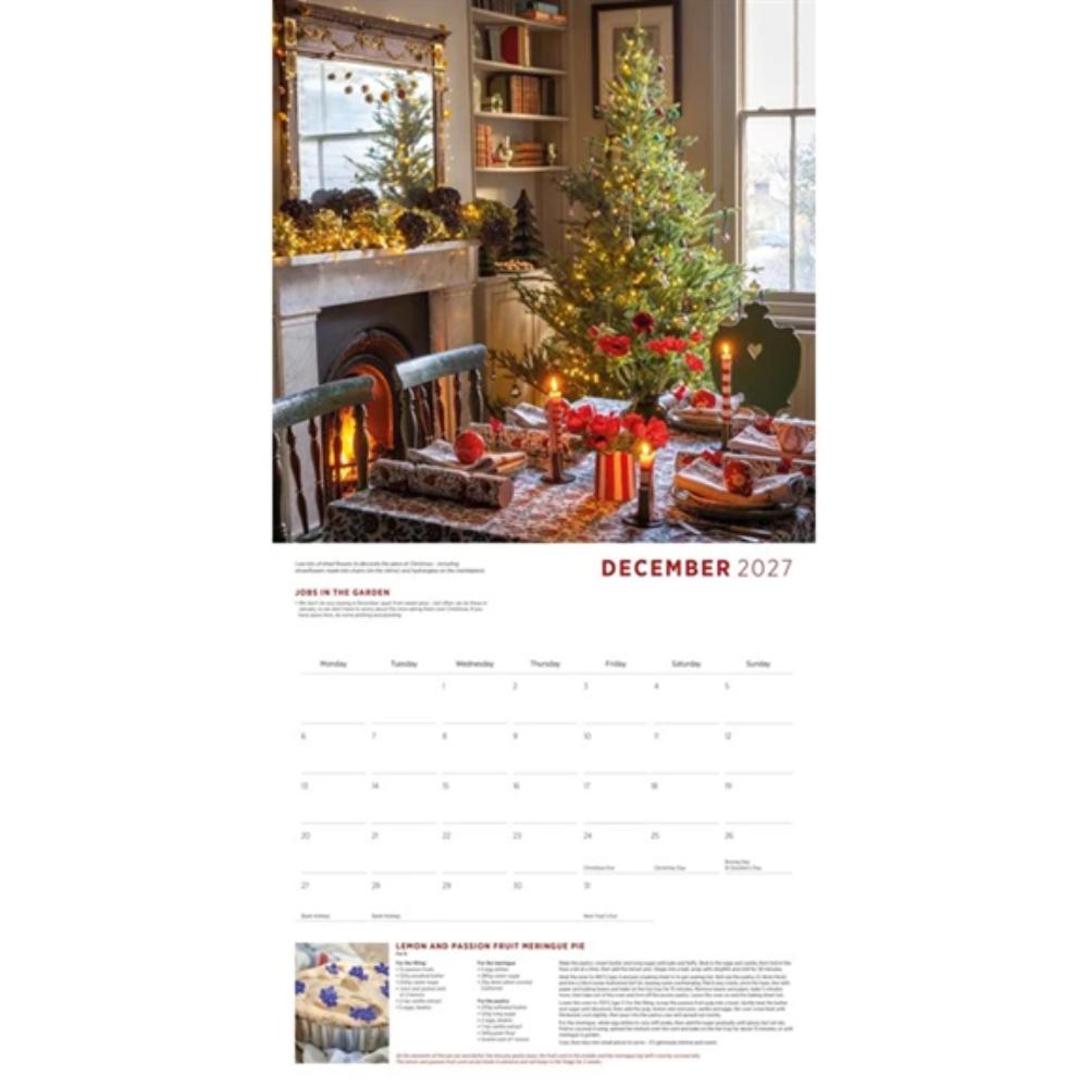 Sarah Raven, Garden And Cookery 2027 Large Month To View Wall Calendar - Image 4