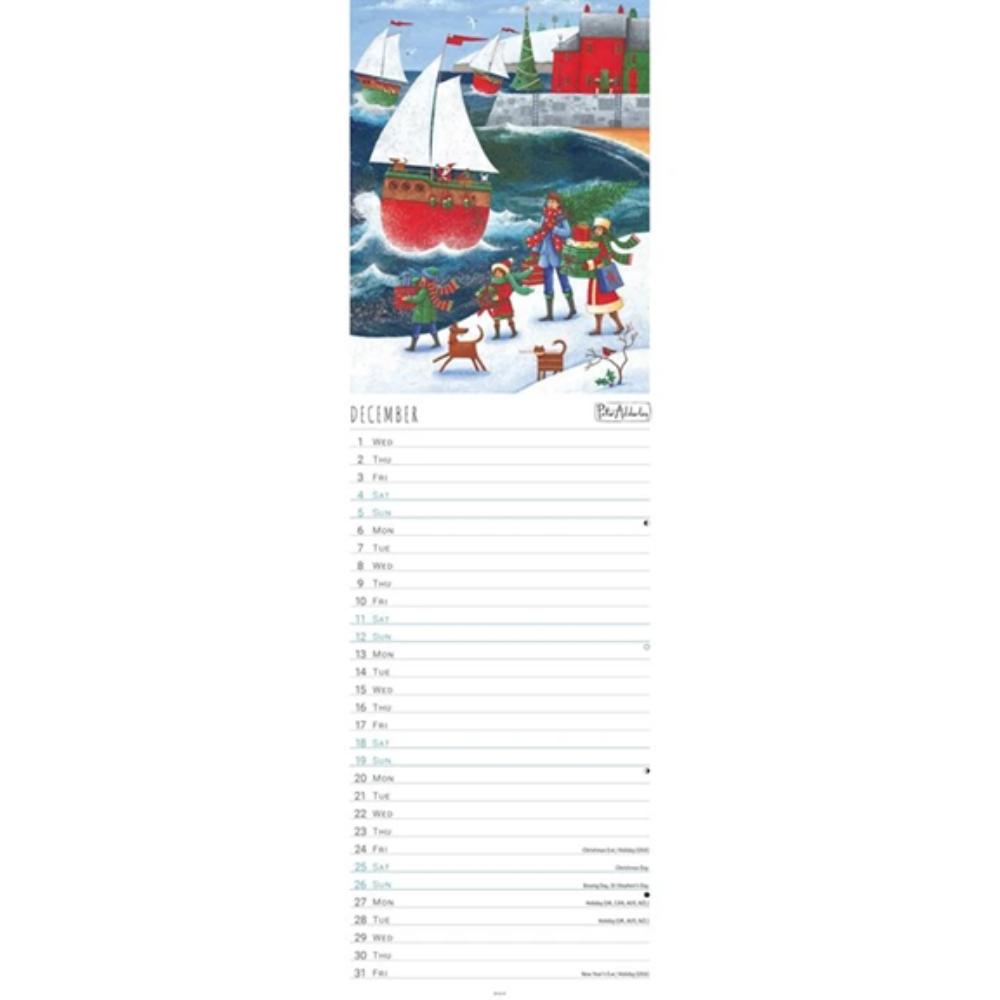 Peter Adderley 2027 Slim Month To View Wall Calendar - Image 5