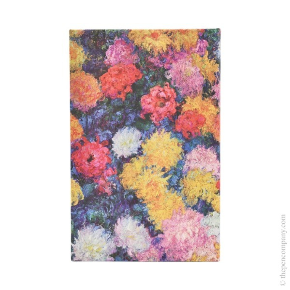 Paperblanks 2026 12-Month Monet Chrysanthemums Weekly Maxi Vertical Hardcover Diary - Image 4