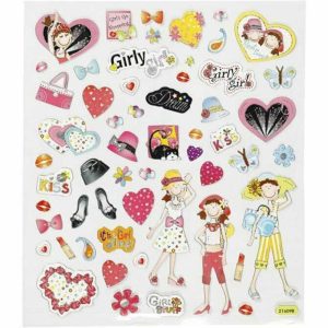 Creativ Girly Girl Stickers Sheet