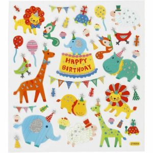 Creativ Birthday Celebration Animal Sticker Sheet