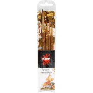 KUM Sue Rahe Artist's Brush Set Nostalgic World - Set of 4 Brushes