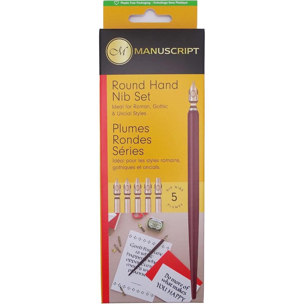 MANUSCRIPT Leonardt Round Hand Calligraphy Set 1 x Dip Pen and 5 x Nibs - Image 5