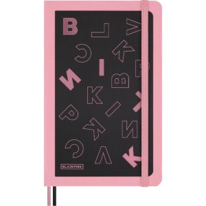 Moleskine x BLACKPINK Weekly Planner 2026 2027-18-Month Horizontal Planner with Hard Cover and Elastic Closure, Large Size 13 x 21 cm