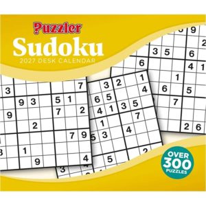 Sudoku, Puzzler Desk Calendar 2027