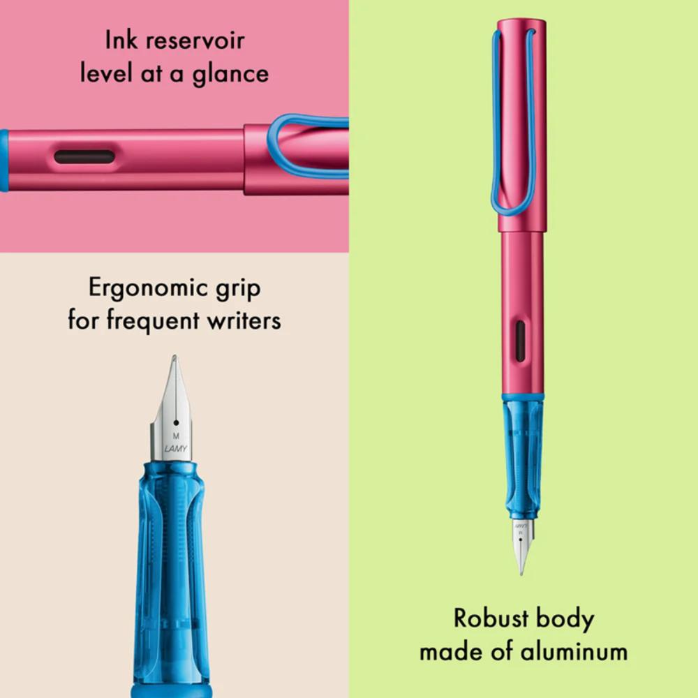 LAMY AL-star Rollerskate Fountain Pen Polished Steel Nib - Medium - Image 3