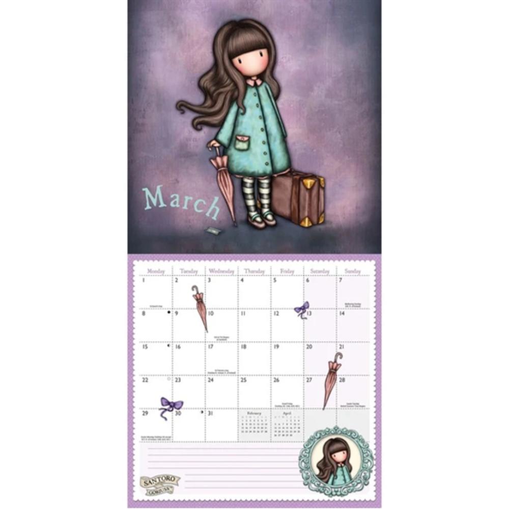 Gorjuss 2027 Large Month To View Wall Calendar - Image 4