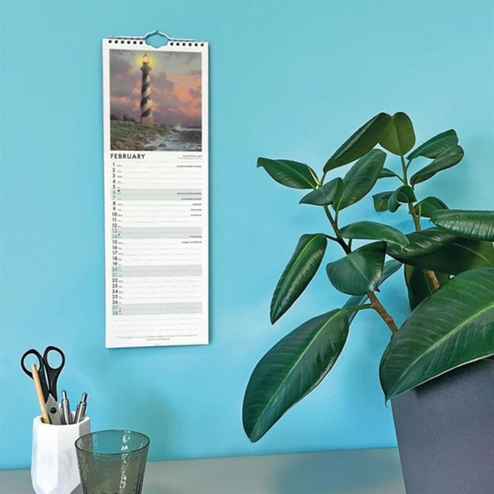 Kinkade, Studios 2027 Slim Month To View Wall Calendar - Image 6