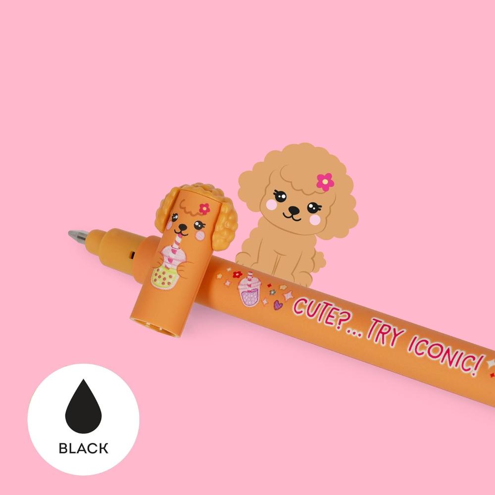 Legami Erasable Pens Fur-ever Friends - Woof - Set of 3 Pens