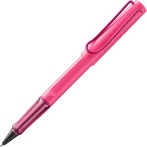LAMY Safari Neon Pink Rollerball Pen - Medium