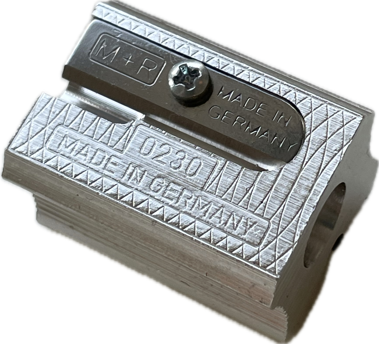 M+R Pencil Sharpener - Double Hole Duplex Magnesium