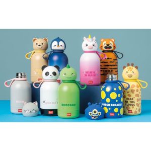 Legami - Hot & Cold BFF Thermal Water Bottle for Children, Assorted Styles