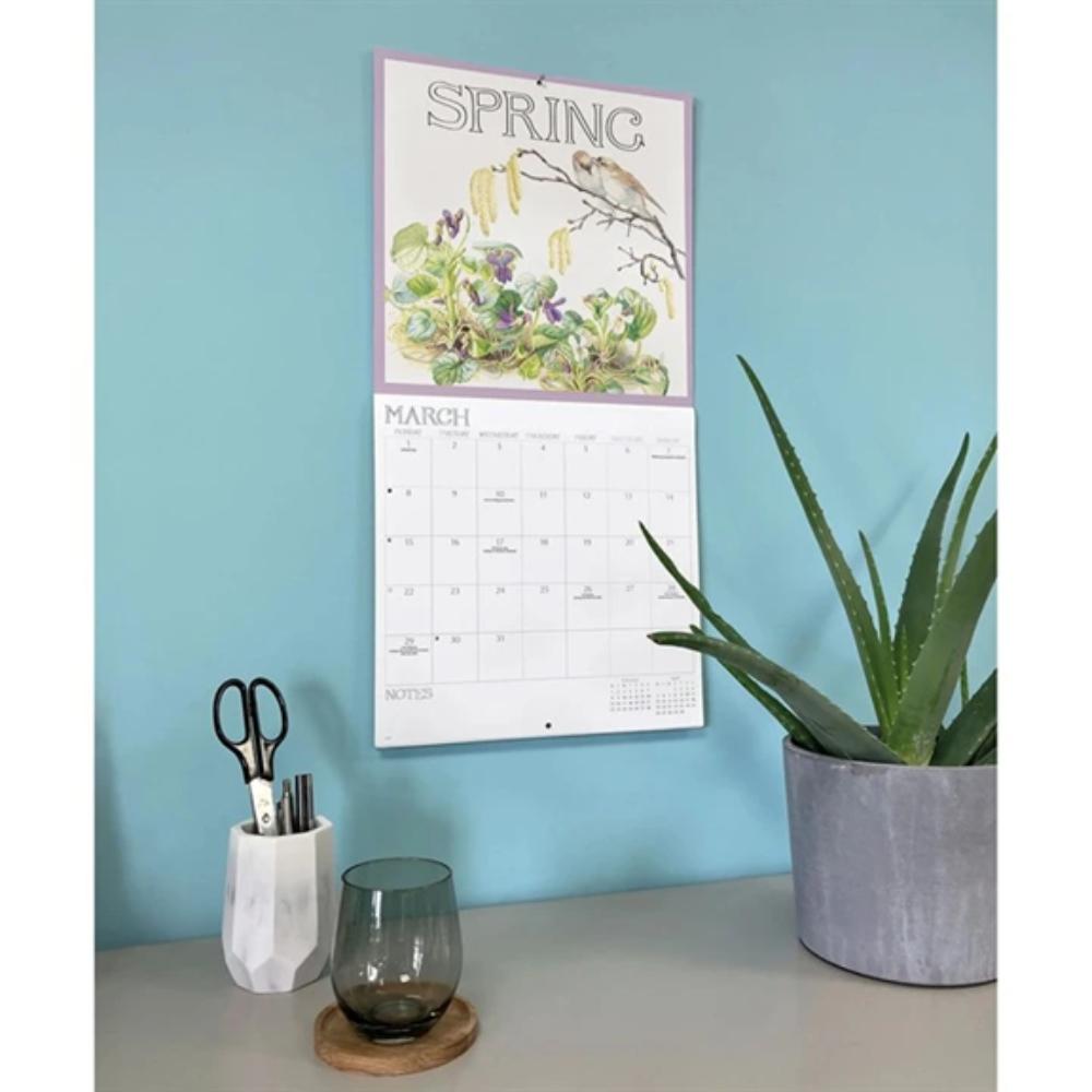 Edith Holden, A Country Diary 2027 Large Month To View Wall Calendar - Image 6
