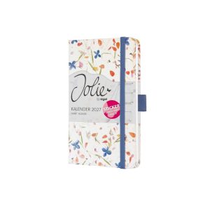 Sigel 2027 Jolie Weekly Planner A6 Hard Cover Bloom Violet