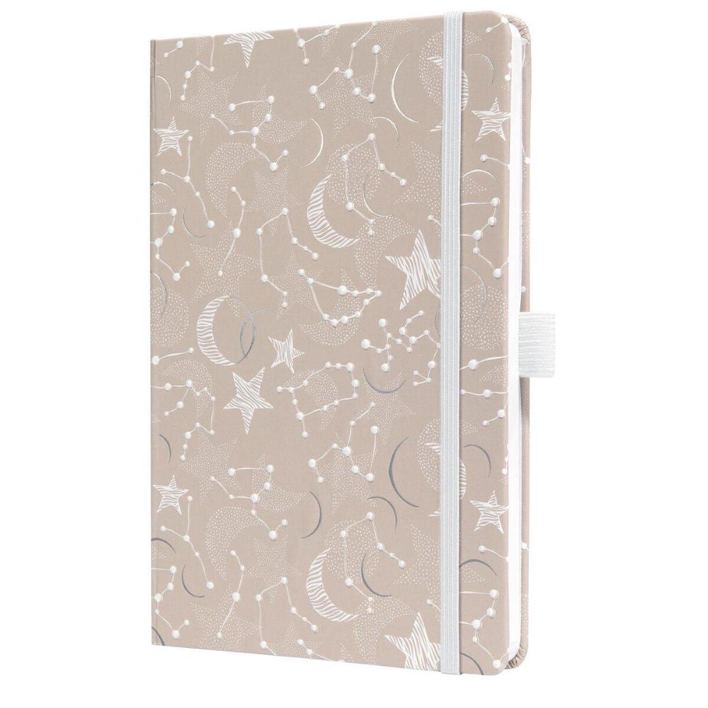 Sigel 2027 Jolie Weekly Planner A5 Hard Cover Cosmic Fantasy Beige
