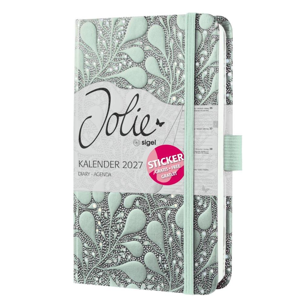 Sigel 2027 Jolie Weekly Planner A6 Hard Cover Enchanted Nature