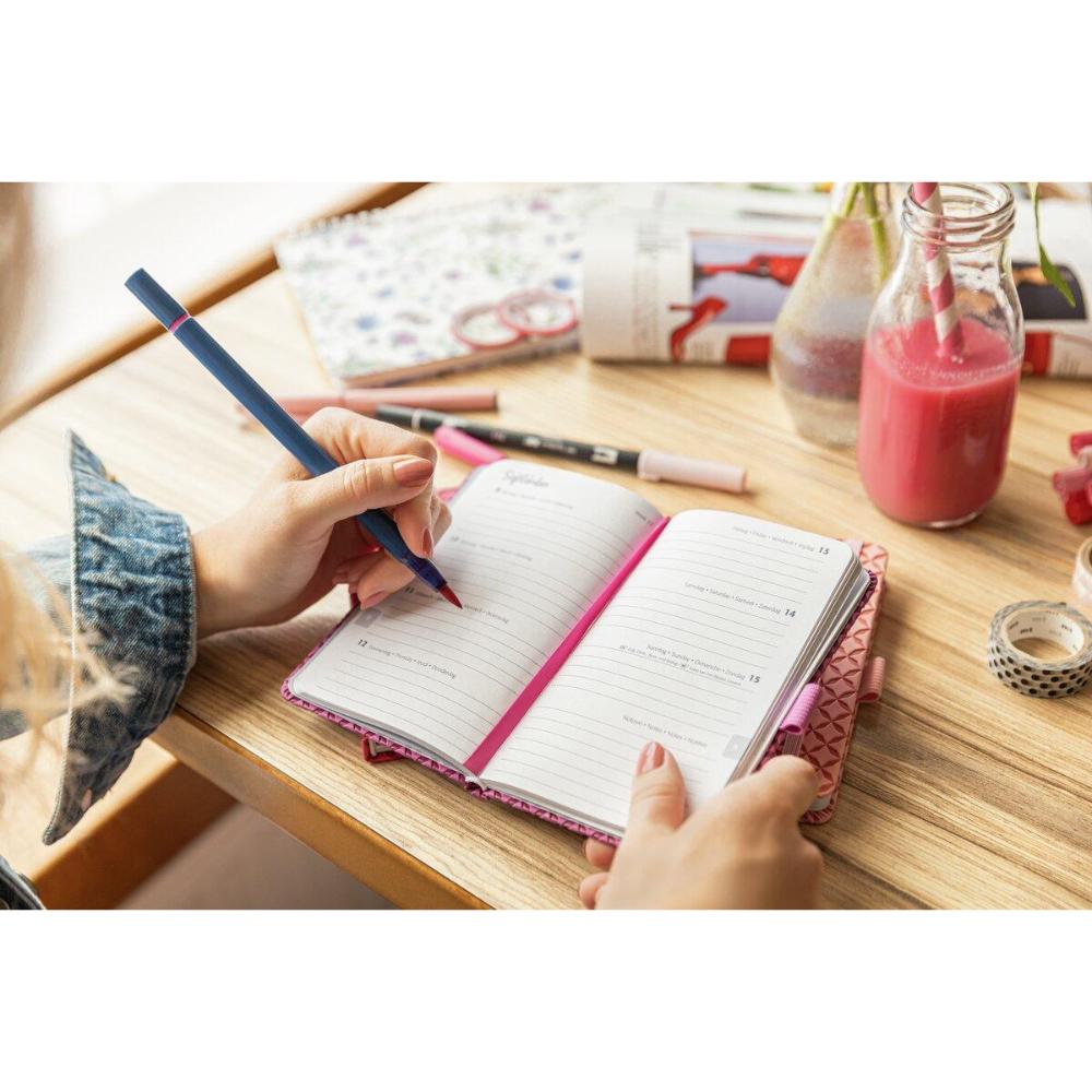 Sigel 2027 Jolie Weekly Planner A6 Hard Cover Enchanted Nature