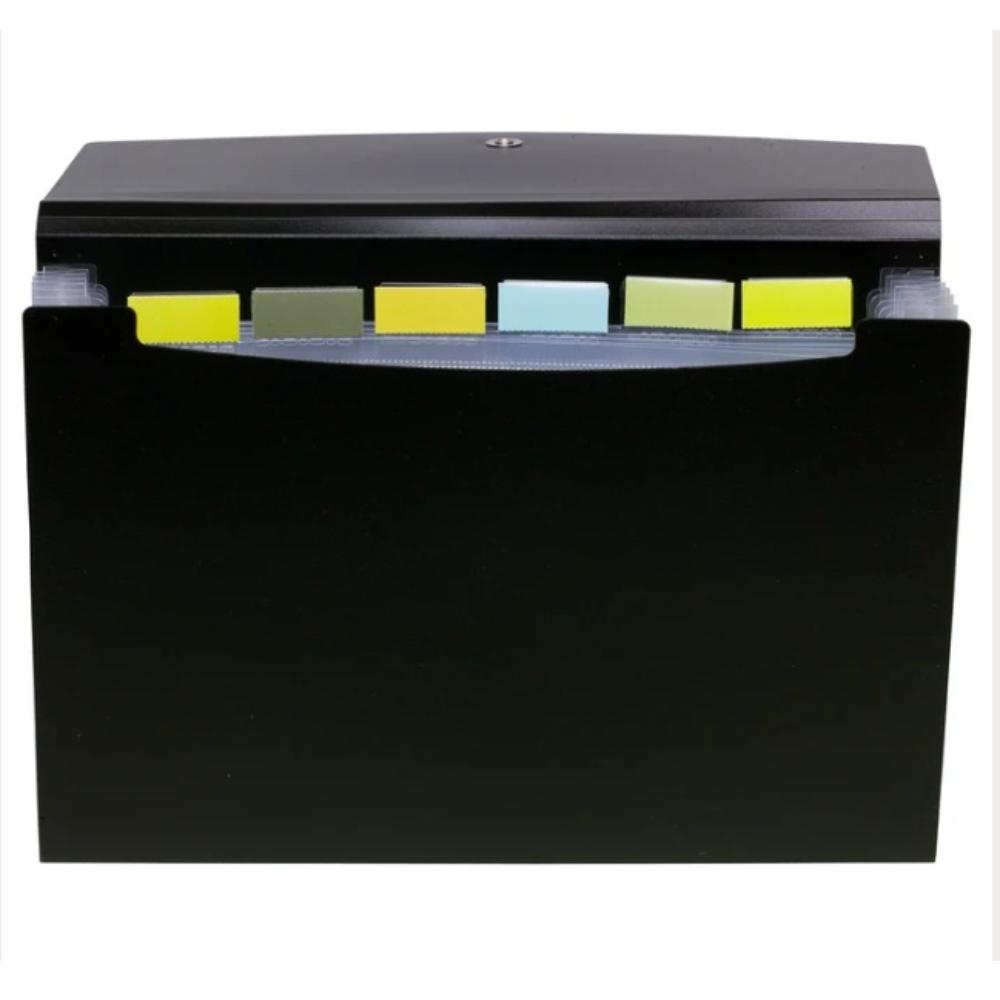 Eco-Eco A5 50% Recycled 7 Pocket Expanding File - Image 2