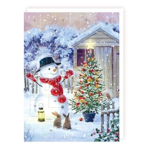 Tracks Traditional Advent Calendar Snowman and Hares NO CHOCS/TREATS