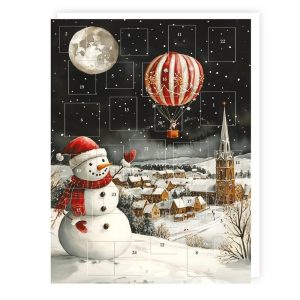 Tracks Traditional Advent Calendar Waving to Father Christmas NO CHOCS/TREATS
