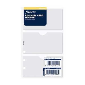 Filofax Personal Business Card Holder Refill 133616