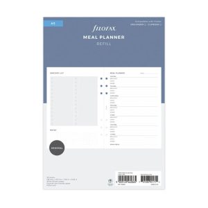 Filofax A5 Meal Planner Refill 132683