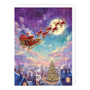 Tracks Traditional Advent Calendar Over the Rooftops NO CHOCS/TREATS