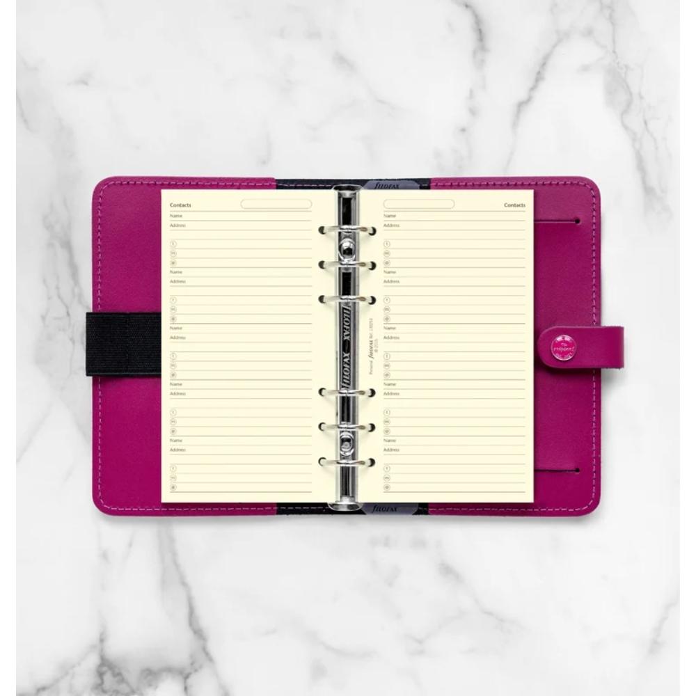 Filofax Personal Contacts Cotton Cream Diary Refill 130253 - Image 5