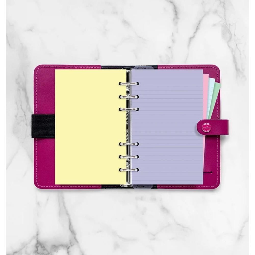 Filofax Personal Assorted Coloured Notepaper Plain & Ruled Refill 130502 - Image 2