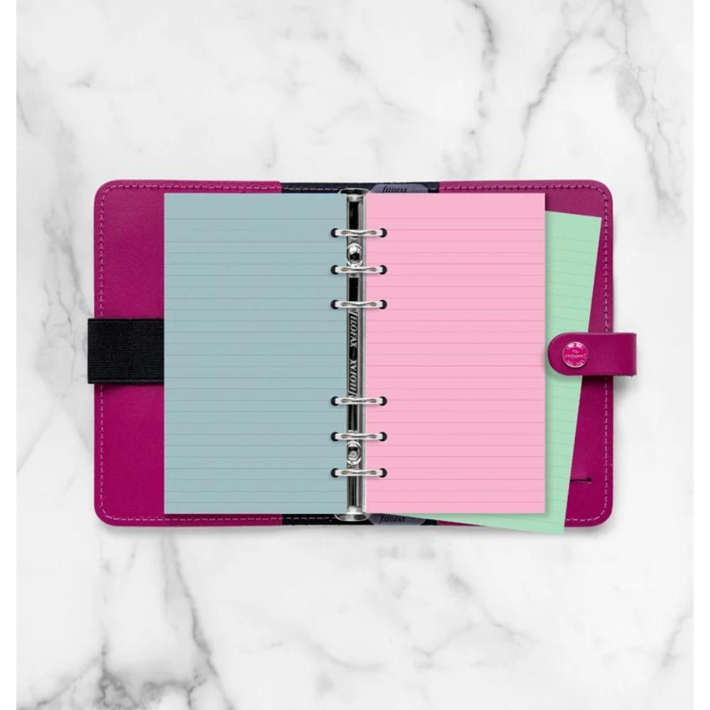 Filofax Personal Fashion Coloured Notepaper Ruled Refill 130507 - Image 3