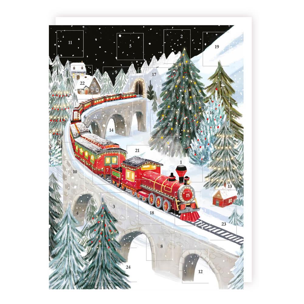 Tracks Traditional Advent Calendar Santa's Train NO CHOCS/TREATS