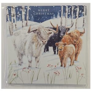 Tracks Charity Christmas Cards Christmas Herd Pack of 5 Cards